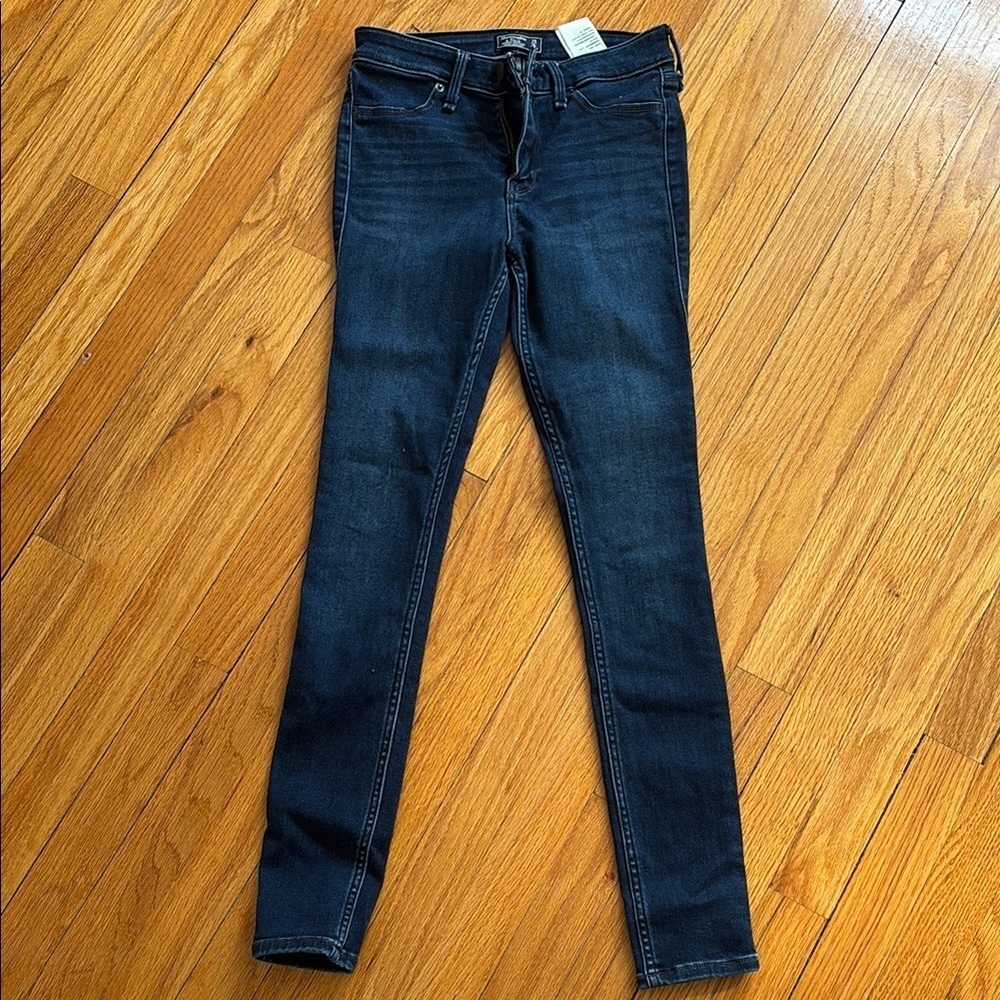 Blue Skinny Jeans Abercrombie and Fitch